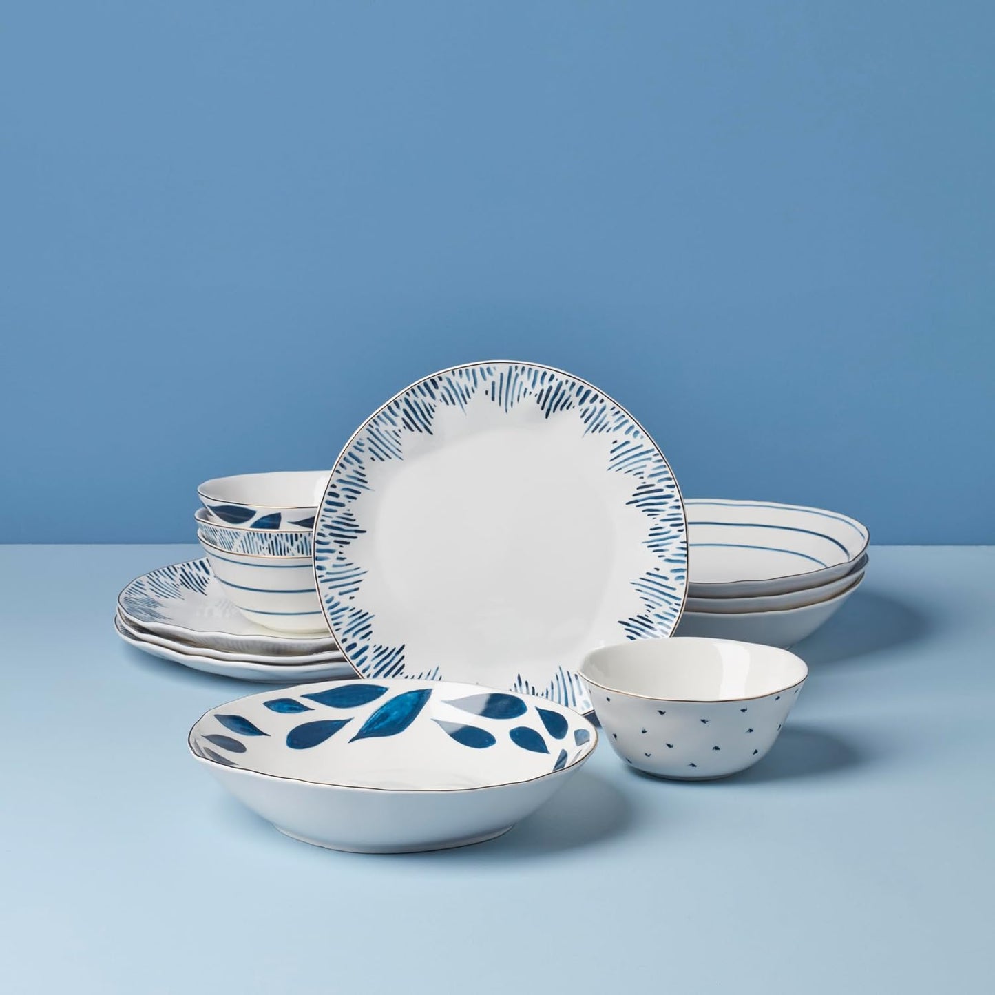 895698 Blue Bay 2-Piece Glass Cutting Board Set
