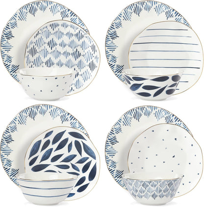 895698 Blue Bay 2-Piece Glass Cutting Board Set