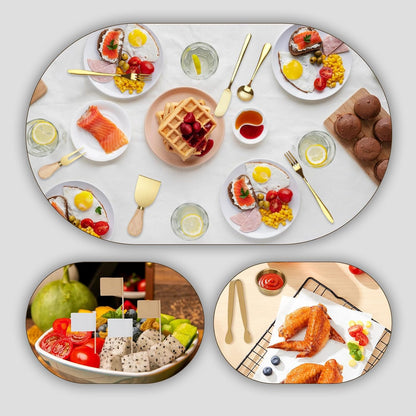 Golden Charcuterie Boards Accessories Butter Spreader Knives Set, 48 Pcs
