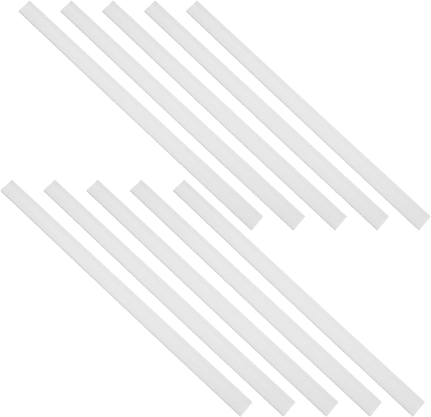 10 Pcs Bread Knife Protector Sleeve, Universal Protective Sheath for Knives Serrated Blades, Safety Guard for Kitchen Drawer Storage Transport, White
