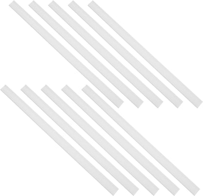 10 Pcs Bread Knife Protector Sleeve, Universal Protective Sheath for Knives Serrated Blades, Safety Guard for Kitchen Drawer Storage Transport, White