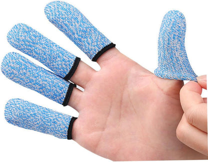 Cut Resistant Finger Protectors for Crafting and Kitchen Use Wear Resistant Sleeves for Safe Cutting