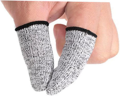 Cut Resistant Finger Protectors for Crafting and Kitchen Use Wear Resistant Sleeves for Safe Cutting