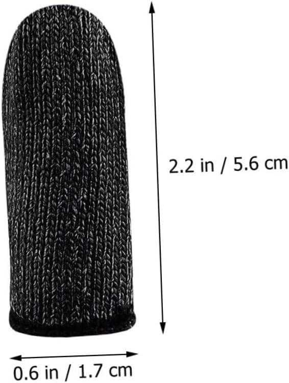 Cut Resistant Finger Protectors for Crafting and Kitchen Use Wear Resistant Sleeves for Safe Cutting
