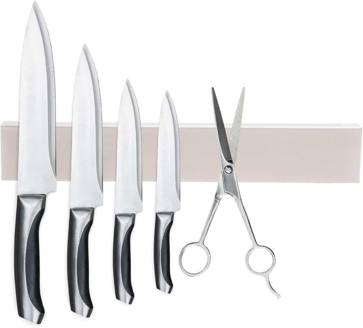 Magnetic Knife Holder For Wall 12 Inch, Knife Magnetic Strip, Stainless Steel Magnetic Knife Holder Rack Use as Kitchen Knife Holder, Kitchen Utensil Holder