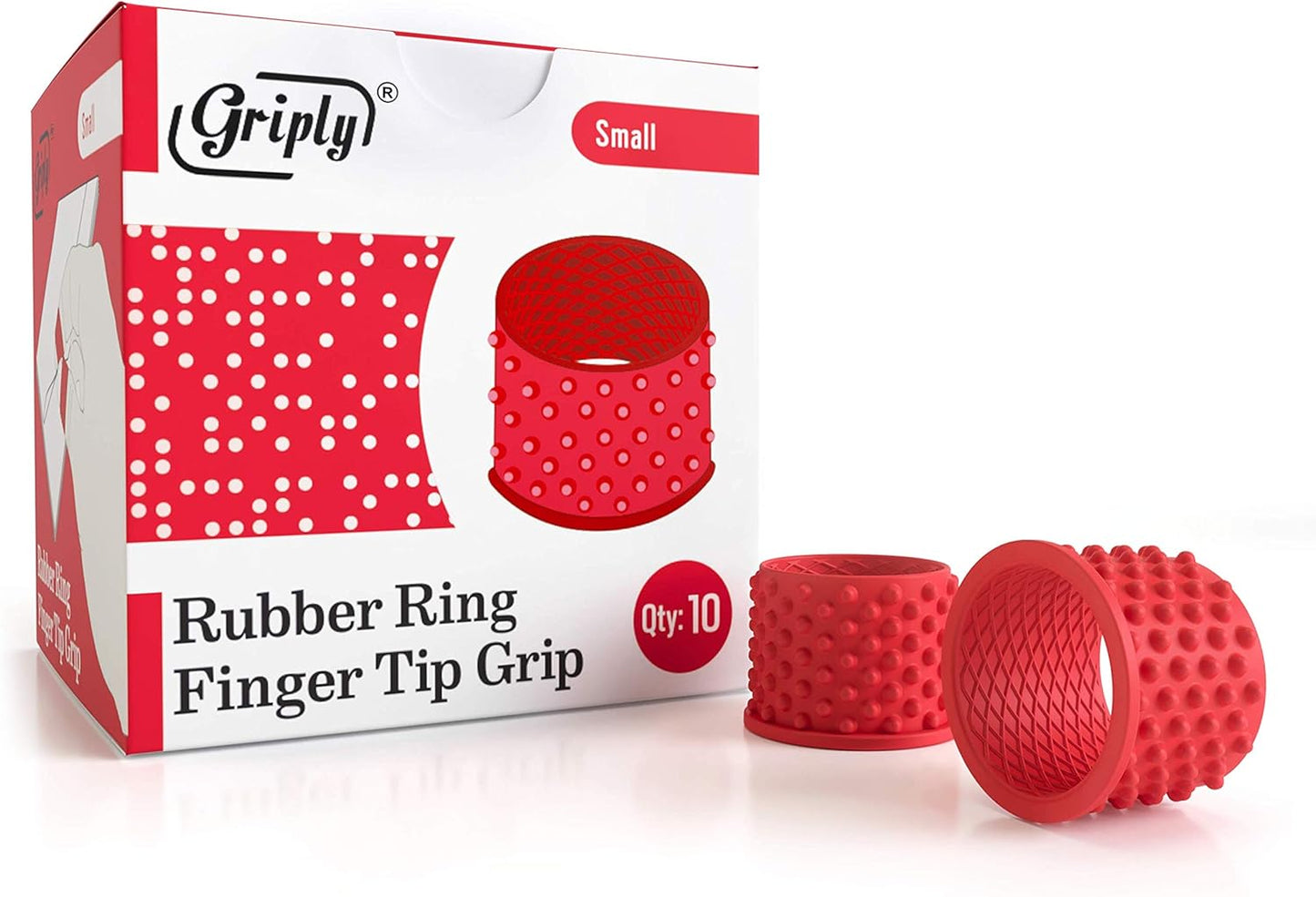 Rubber Finger Tips | Hand Grips | Rubber Tip Finger Protector | Finger Pads (Medium)