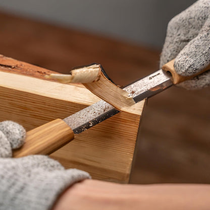 Draw Knife Woodworking Tool 4.3"- Drawknife Wood Carving Knife with Leather Sheath DK2s - Whittling Knives for Shaping, Detailing, Spoon Carving - Whittling Tools