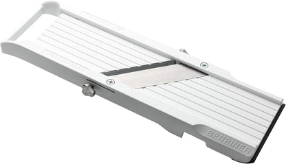 Mandoline Jumbo Slicer, Japanese Stainless Steel Blade, Beige