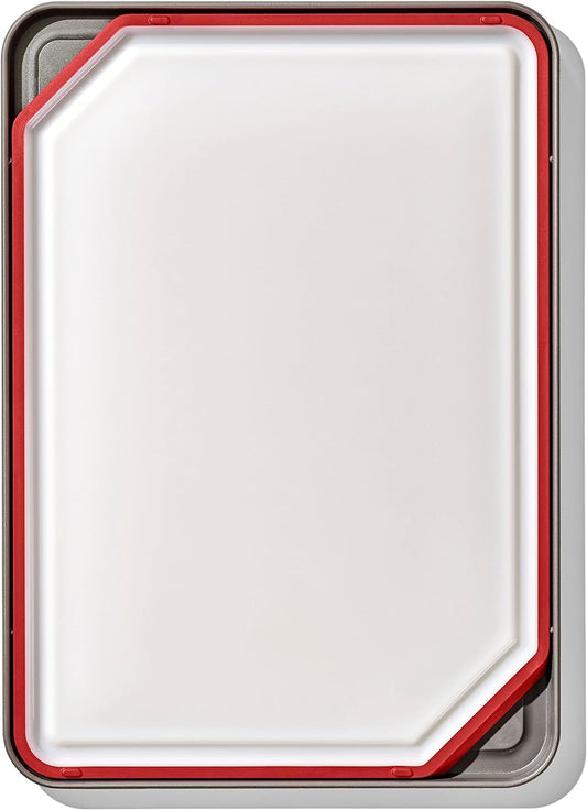 Outdoor Kitchen Cutting Board & Tray,White