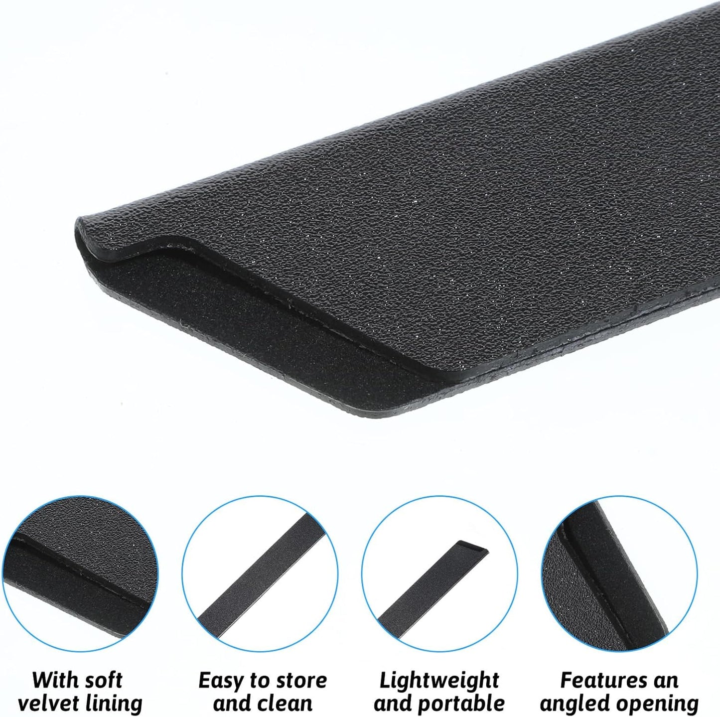 Knife Guard 12.6"x1.5", Universal Knife Covers or Sleeves ABS Knifves Edge Guard Blade Protector Waterproof Abrasion Knifes Sheaths Knifes Covers for Home Kitchen for 12'' Paring Fruit Knives