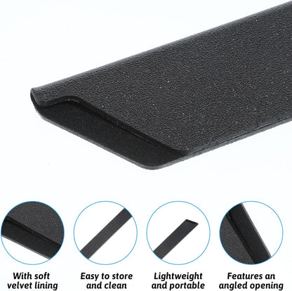 Knife Guard 12.6"x1.5", Universal Knife Covers or Sleeves ABS Knifves Edge Guard Blade Protector Waterproof Abrasion Knifes Sheaths Knifes Covers for Home Kitchen for 12'' Paring Fruit Knives