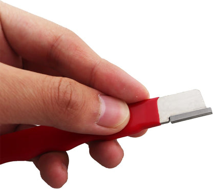 Multifunctional Outdoor Portable Knife Sharpener Garden Tools Red Tungsten Steel Handheld Knife Sharpening and Edge Opening Tool