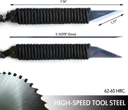 Kiridashi Knife Right Hand for Woodworking, Marking, Scribing, Carving, Whittling, Professional Handmade Kiridashi Knife-Black