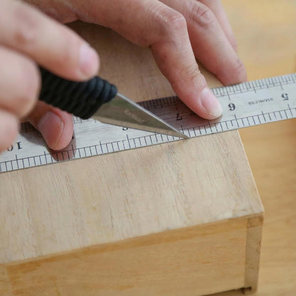 Kiridashi Knife Right Hand for Woodworking, Marking, Scribing, Carving, Whittling, Professional Handmade Kiridashi Knife-Black