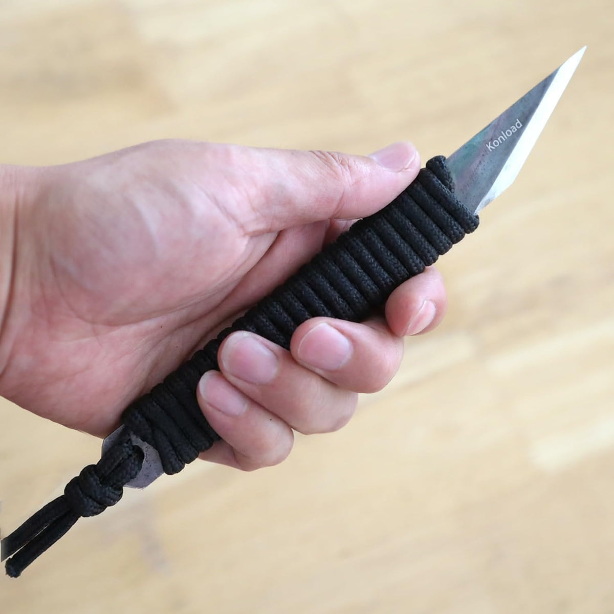 Kiridashi Knife Right Hand for Woodworking, Marking, Scribing, Carving, Whittling, Professional Handmade Kiridashi Knife-Black