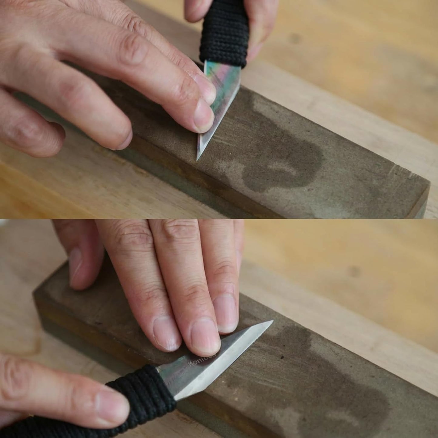 Kiridashi Knife Right Hand for Woodworking, Marking, Scribing, Carving, Whittling, Professional Handmade Kiridashi Knife-Black