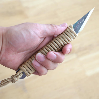 Kiridashi Knife Right Hand for Woodworking, Marking, Scribing, Carving, Whittling, Professional Handmade Kiridashi Knife-Black
