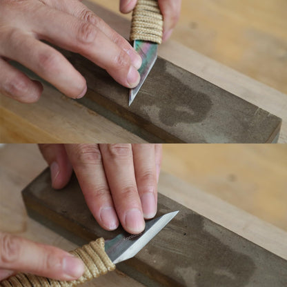 Kiridashi Knife Right Hand for Woodworking, Marking, Scribing, Carving, Whittling, Professional Handmade Kiridashi Knife-Black