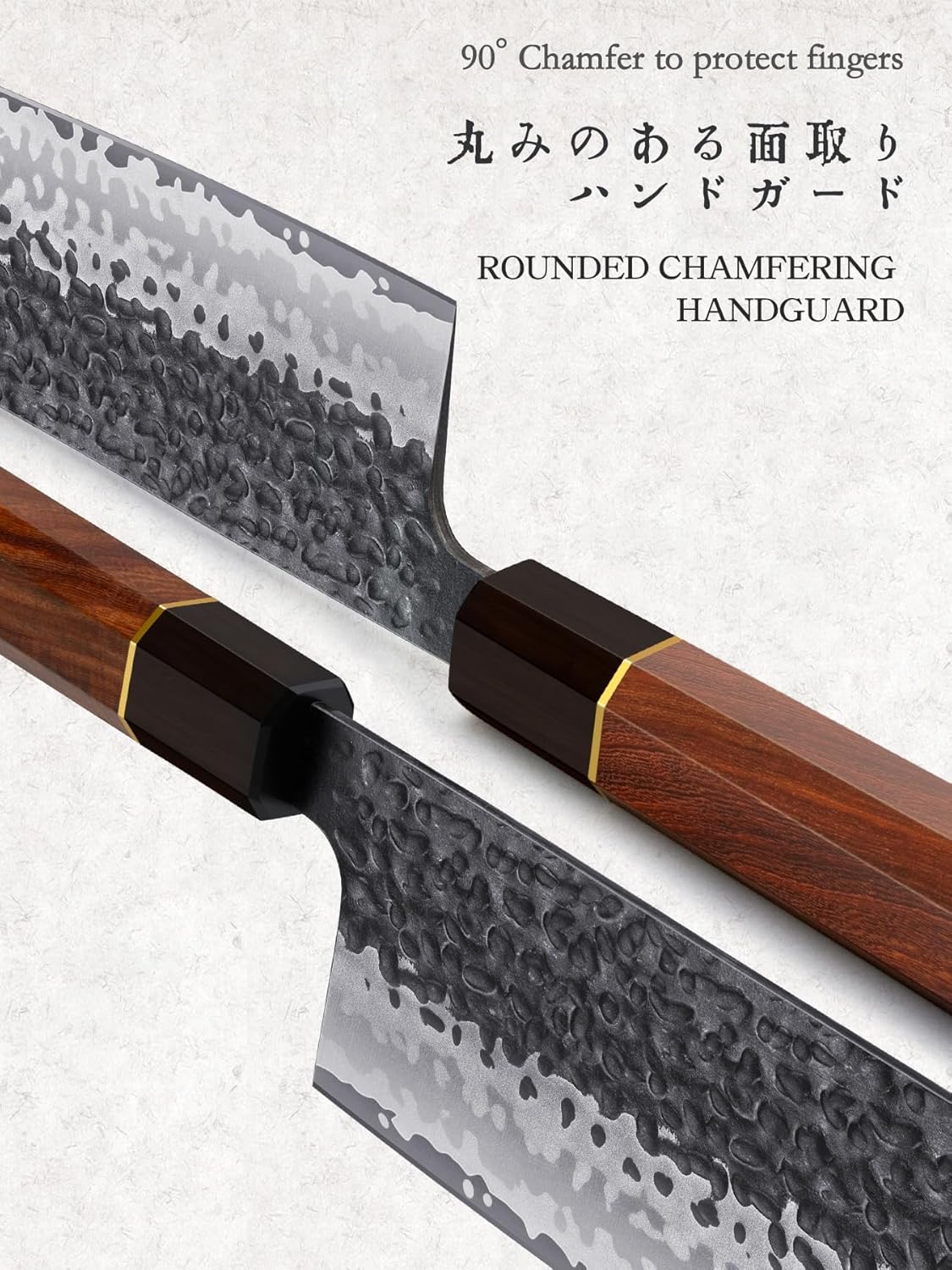 7" Nakiri Knife, Handcrafted Razor Sharp Meat Vegetable Cleaver | High Carbon Steel Asian Chopping Chef Knife, Multipurpose Vegetable Kitchen Knife with Gift Box for Men and Women