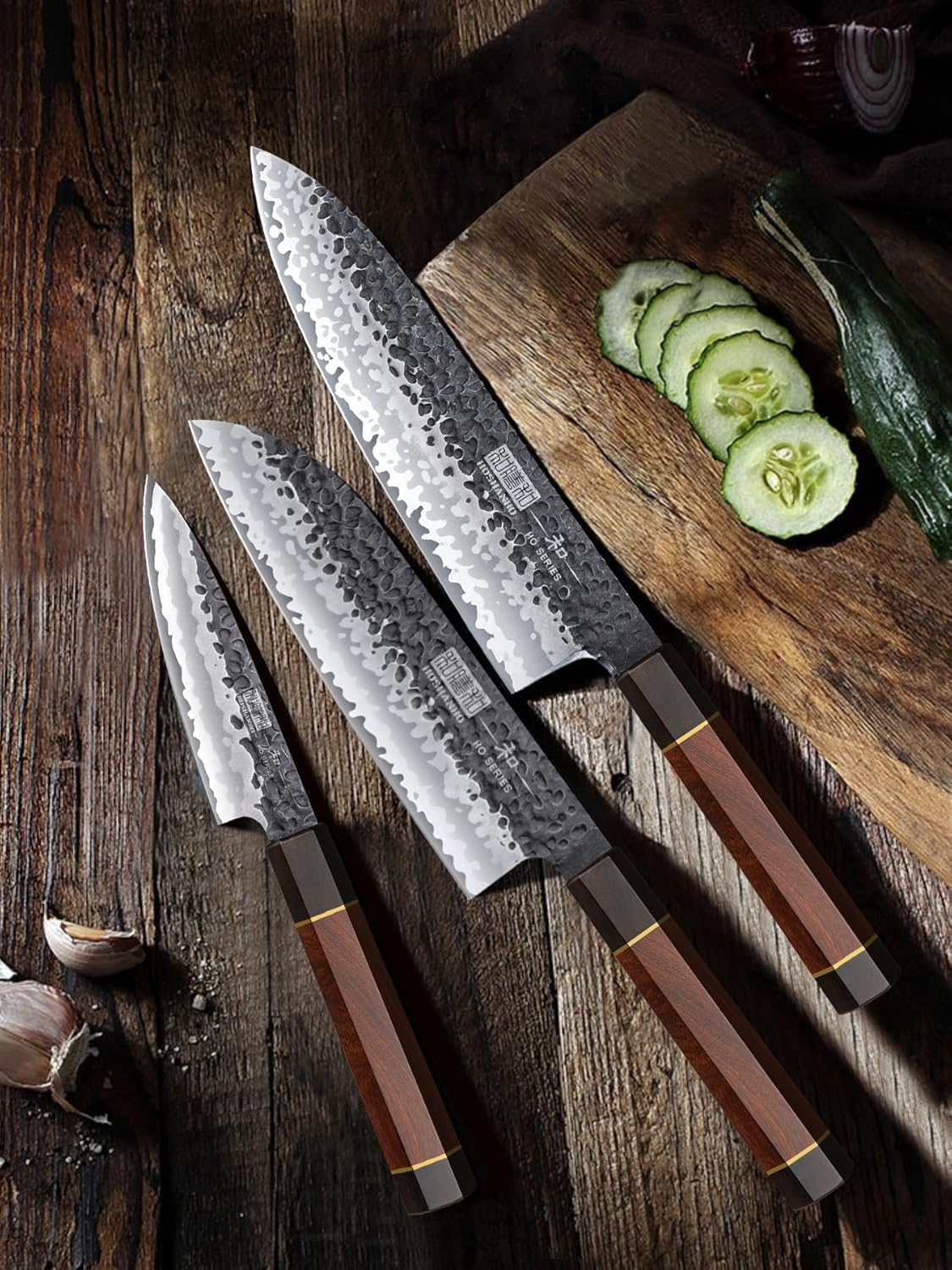 7" Nakiri Knife, Handcrafted Razor Sharp Meat Vegetable Cleaver | High Carbon Steel Asian Chopping Chef Knife, Multipurpose Vegetable Kitchen Knife with Gift Box for Men and Women