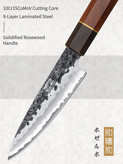 7" Nakiri Knife, Handcrafted Razor Sharp Meat Vegetable Cleaver | High Carbon Steel Asian Chopping Chef Knife, Multipurpose Vegetable Kitchen Knife with Gift Box for Men and Women