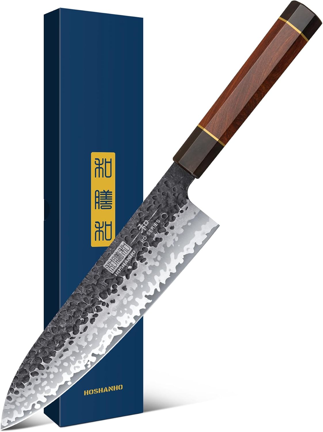 7" Nakiri Knife, Handcrafted Razor Sharp Meat Vegetable Cleaver | High Carbon Steel Asian Chopping Chef Knife, Multipurpose Vegetable Kitchen Knife with Gift Box for Men and Women