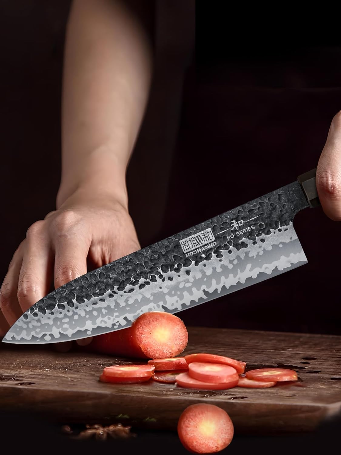 7" Nakiri Knife, Handcrafted Razor Sharp Meat Vegetable Cleaver | High Carbon Steel Asian Chopping Chef Knife, Multipurpose Vegetable Kitchen Knife with Gift Box for Men and Women