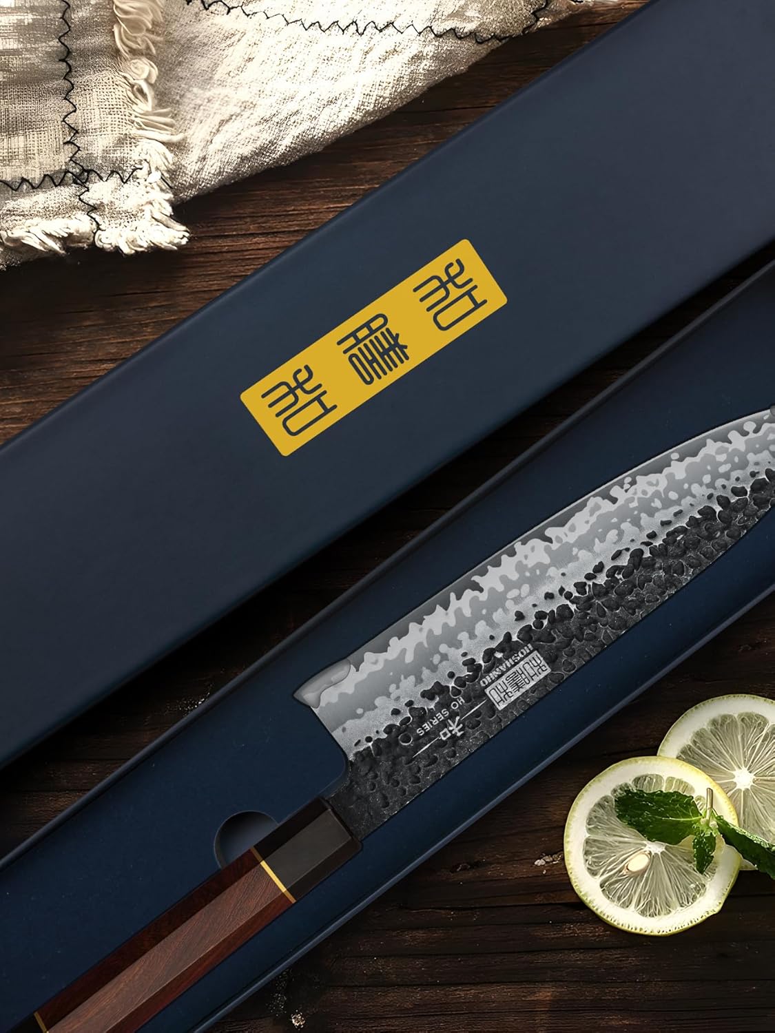7" Nakiri Knife, Handcrafted Razor Sharp Meat Vegetable Cleaver | High Carbon Steel Asian Chopping Chef Knife, Multipurpose Vegetable Kitchen Knife with Gift Box for Men and Women