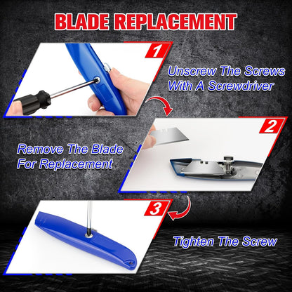Box Cutter Utility Knife Paper Craft Tool with 10 Blades