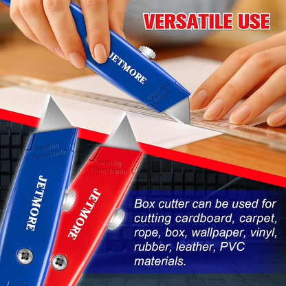 Box Cutter Utility Knife Paper Craft Tool with 10 Blades