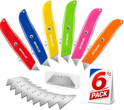 Box Cutter Utility Knife Paper Craft Tool with 10 Blades