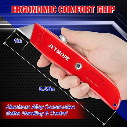 Box Cutter Utility Knife Paper Craft Tool with 10 Blades