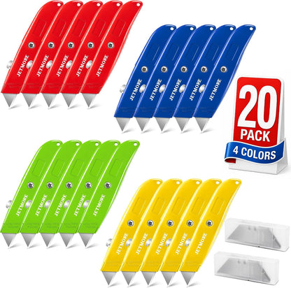 Box Cutter Utility Knife Paper Craft Tool with 10 Blades