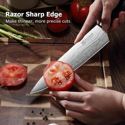 Brisket Knife, 12 Inch Carving Knife Stainless Steel Brisket Slicing Knifes with Granton Edge for Meat Cutting, Roasts, BBQ, Turkey - Grilling Gifts for Men