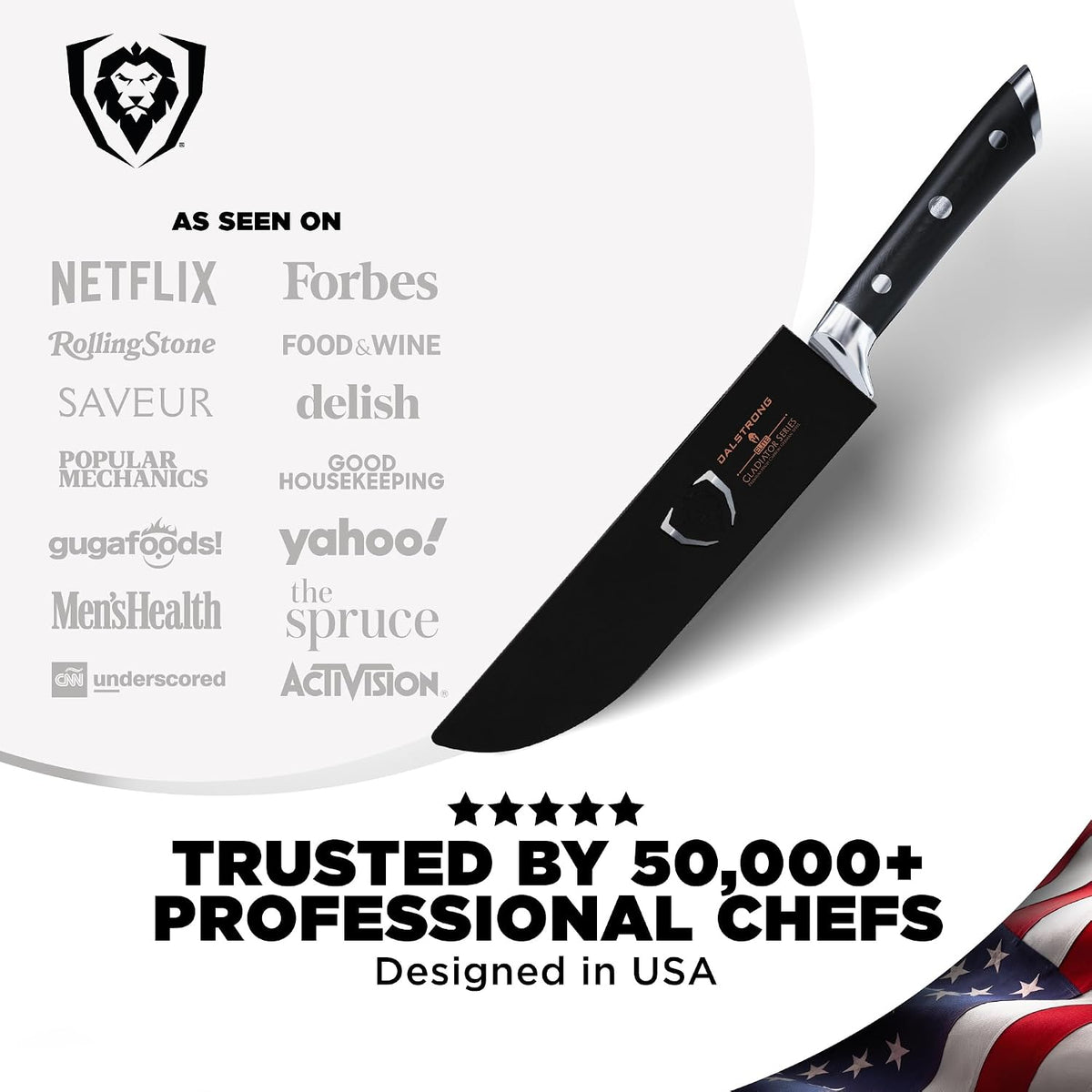 8" Butcher and Brisket Knife - Forged German HC Steel