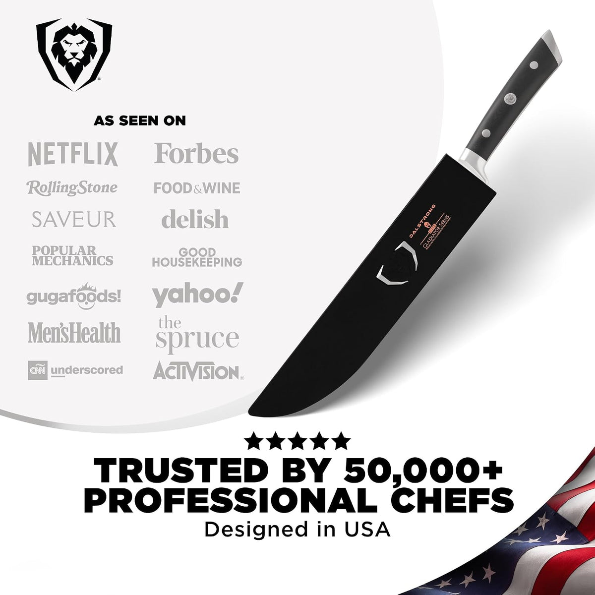 8" Butcher and Brisket Knife - Forged German HC Steel