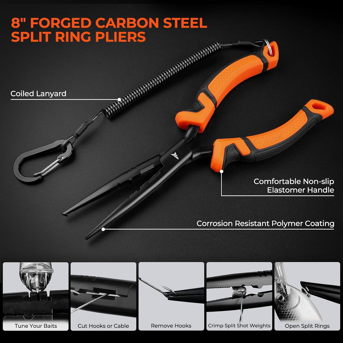 ToughTide Fishing Tool Kit, Fishing Gear and Gifts for Men