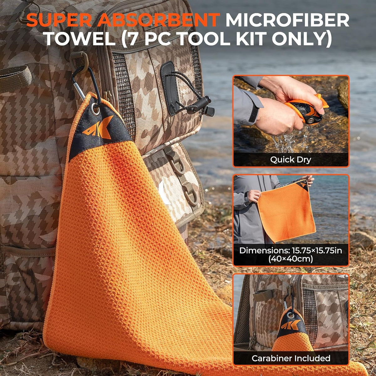 ToughTide Fishing Tool Kit, Fishing Gear and Gifts for Men