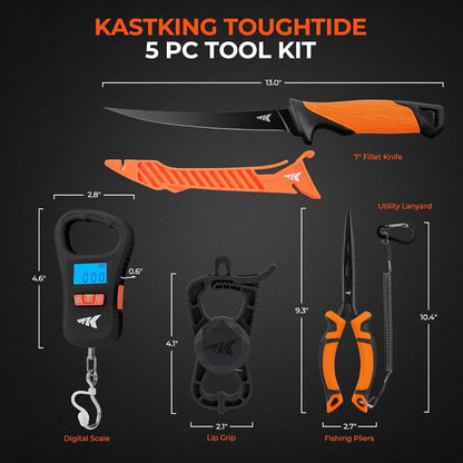 ToughTide Fishing Tool Kit, Fishing Gear and Gifts for Men