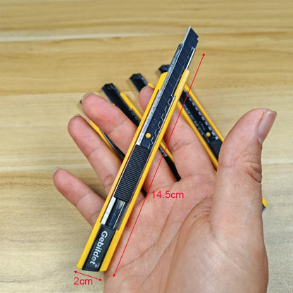 5pcs Right and Left Hand Stainless Steel Lockable Cutter Knife / 9mm Snap Off Blades / 30 Degree Foil Knife/Utility Knife/Graphic Knife/Great for Foils, Wallpaper, Crafts, Cartons