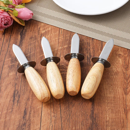 12 Pack Oyster Knife,Stainless Steel Seafood Opener Tool,Clam Shellfish and Oyster Knife Shucker with Nylon Handle, Oysters Shucking Knifes Set for Shucking