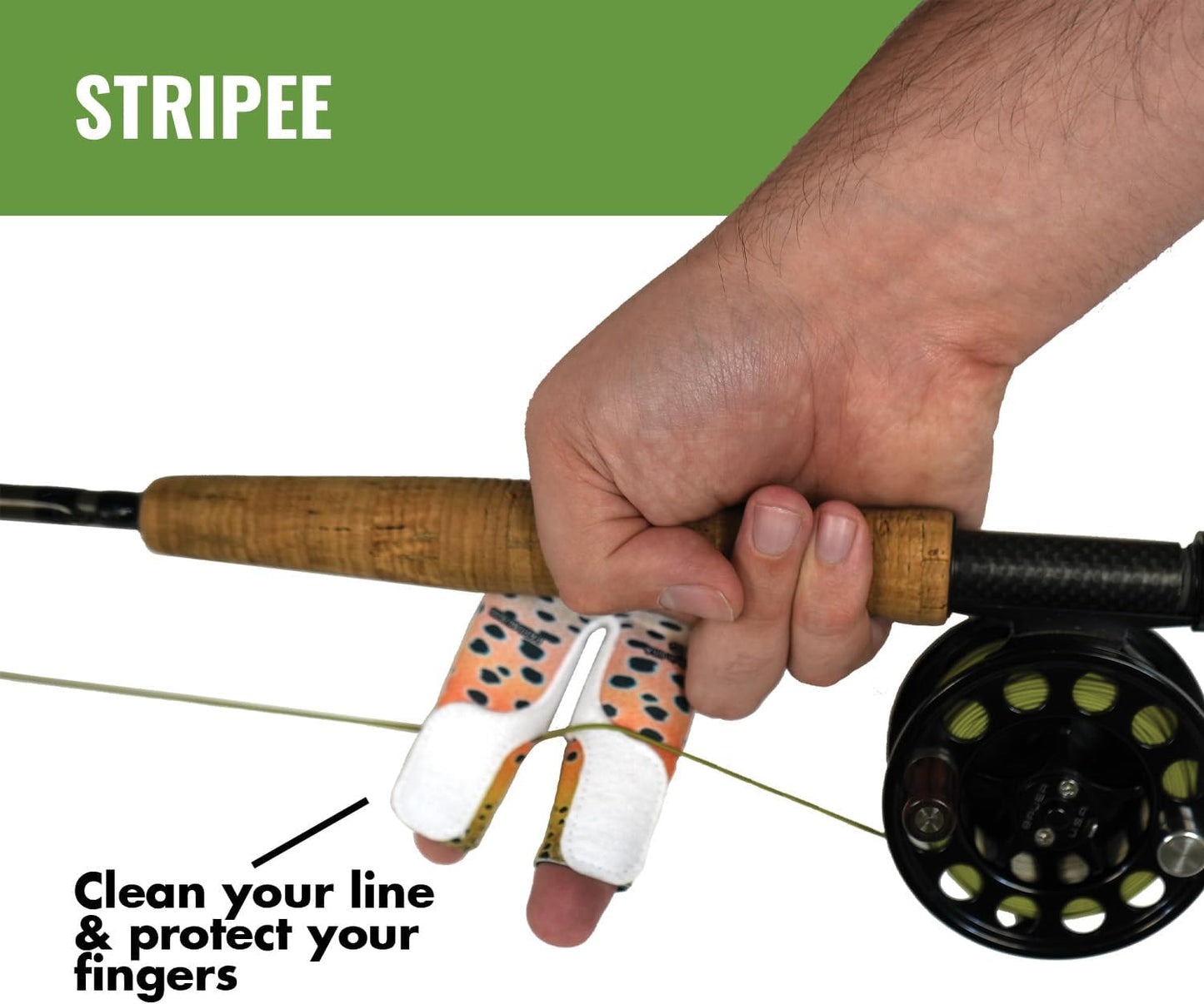 Finger Guard and Fly Line Cleaner | Sizes: Medium, Large, X-Large