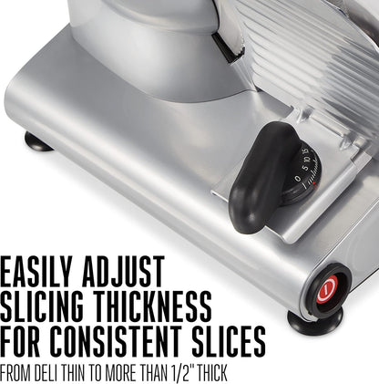 Electric Deli Meat Slicer Machine For Home & Food Slicer