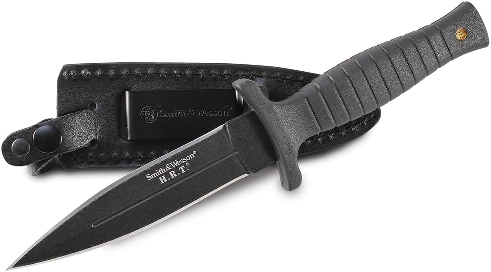 9" H.R.T Double Edged Boot Knife with High Carbon Stainless Steel Blade