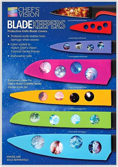 Landscape BladeKeepers, 6 Color-Matched Knife Blade Covers | Six protective color-matched knife guards designed specifically for Landscape Knife Set; knives sold separately