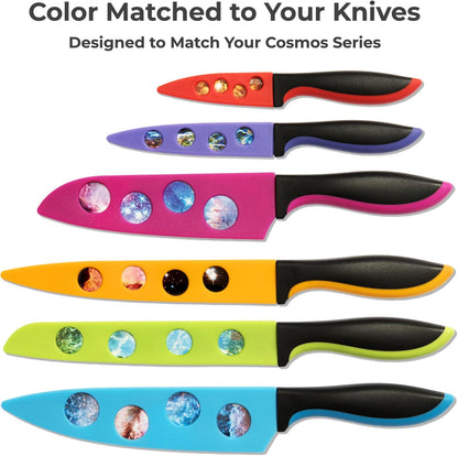Landscape BladeKeepers, 6 Color-Matched Knife Blade Covers | Six protective color-matched knife guards designed specifically for Landscape Knife Set; knives sold separately