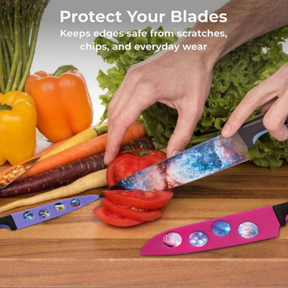 Landscape BladeKeepers, 6 Color-Matched Knife Blade Covers | Six protective color-matched knife guards designed specifically for Landscape Knife Set; knives sold separately