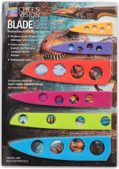 Landscape BladeKeepers, 6 Color-Matched Knife Blade Covers | Six protective color-matched knife guards designed specifically for Landscape Knife Set; knives sold separately