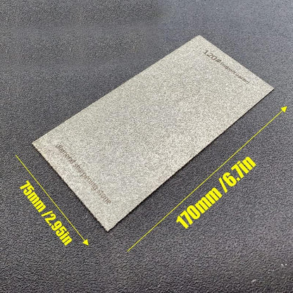 Diamond Sharpening Stone 2 Side Grit and Stropping Leather Strop, 80/180/240/400/600/800/1000/1500/2000/3000 Grit Kitchen Whetstone Honing Stone, Sharpening Dull Knives Grindstone Tool