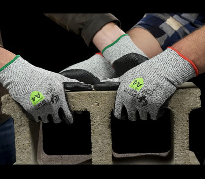 MAGID Griffin Gear ANSI A4 Sandy Nitrile Coated Work Gloves